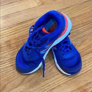 Kids Blue and Red Athletic Shoes